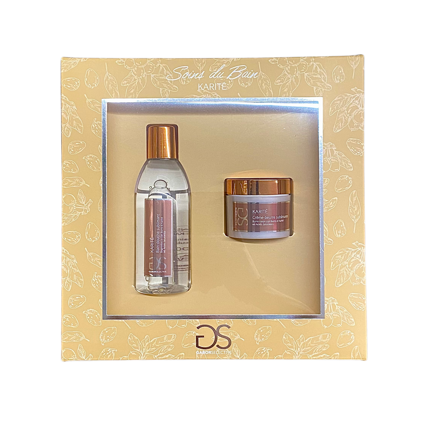 GABOR SELECTIVE - Burro di Karité e acido ialuronico bagno doccia + burro corpo
