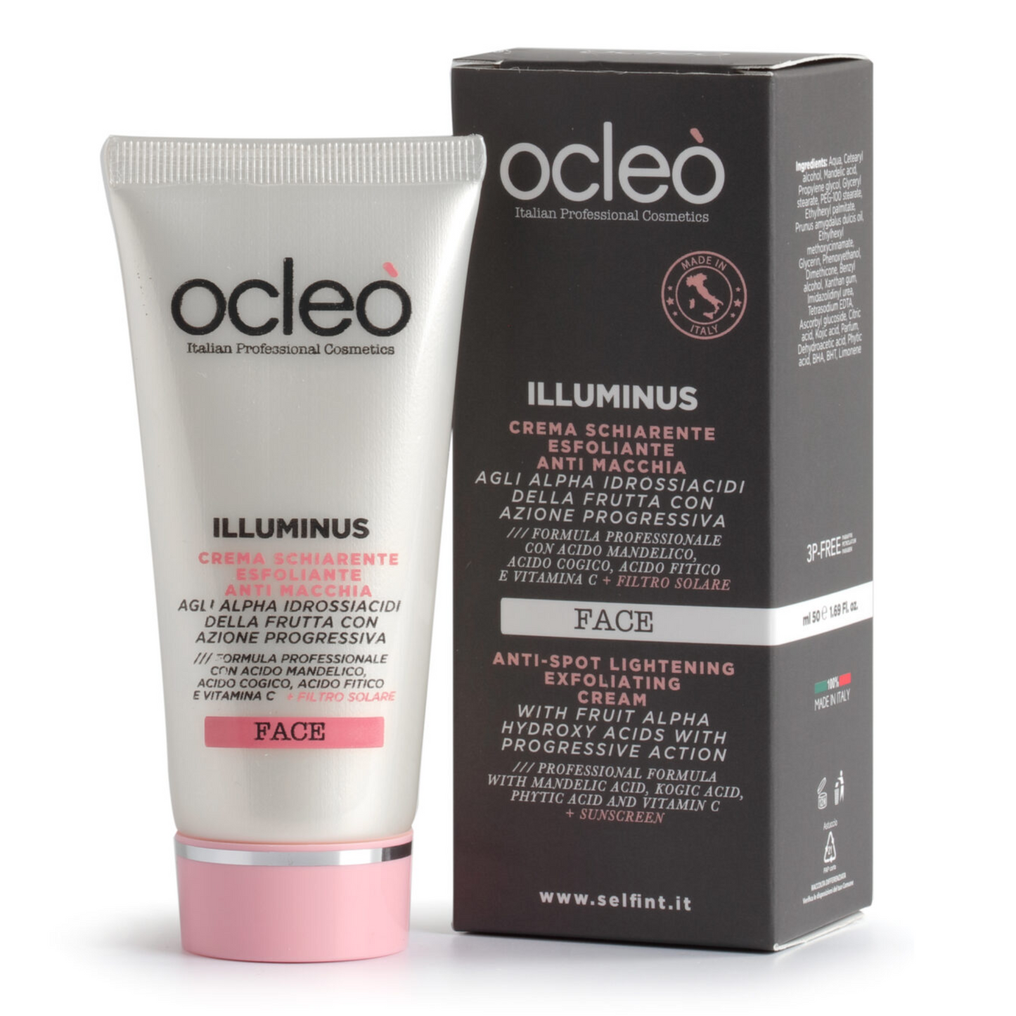 OCLEO' - ILLUMINUS crema schiarente esfoliante anti macchia 50 ml