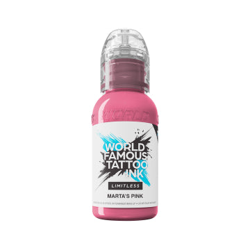 World Famous Limitless Tattoo Ink - Marta's Pink 30ml (EU REACH Version)