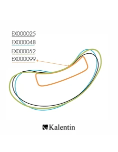 Mini patch forati per occhi - 100 pezzi (50 paia)