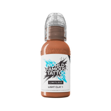 World Famous Limitless Tattoo Ink - Light Clay 1 30ml (EU REACH Version)