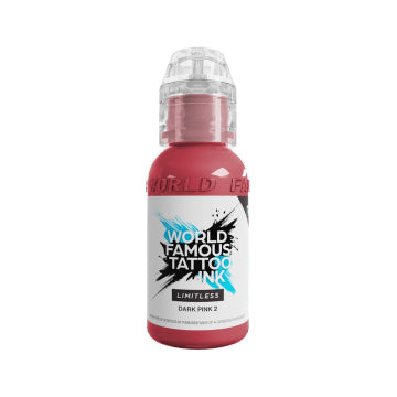 World Famous Limitless Tattoo Ink - Dark Pink 2 30ml (EU REACH Version)