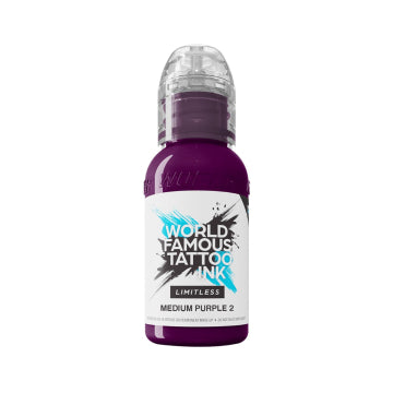 World Famous Limitless Tattoo Ink - Medium Purple 2 30ml (EU REACH Version)
