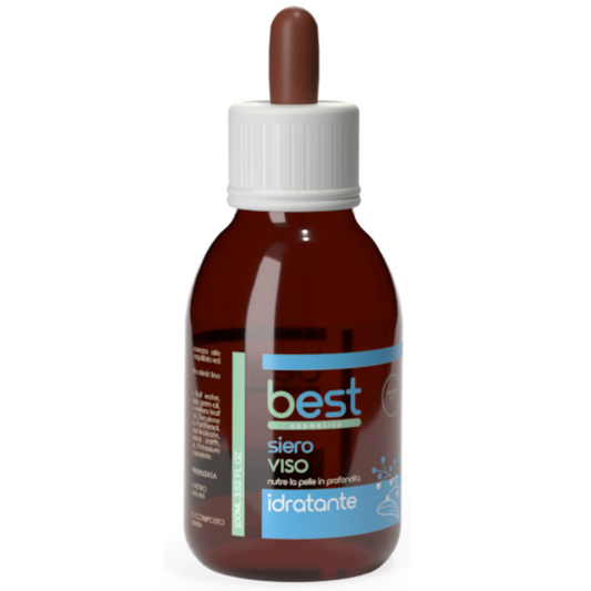 BEST COSMETICS - idratante -  siero viso pelli sensibili vetro 100 ml