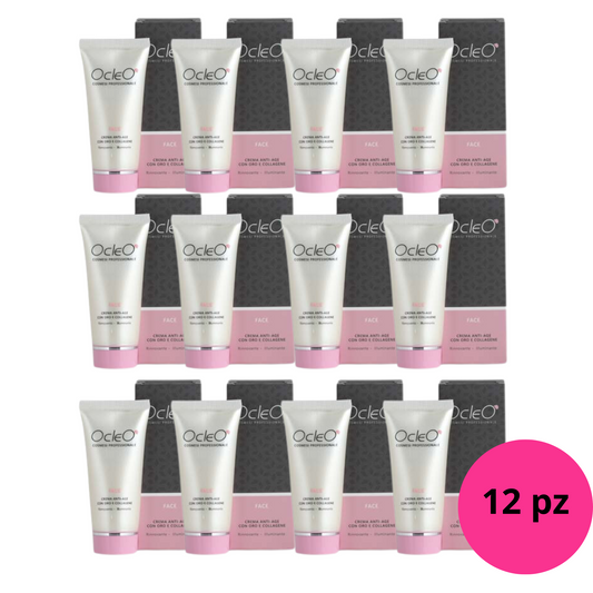 OCLEO' - Crema Anti Age con Oro e Collagene 50 ml 12 pezzi
