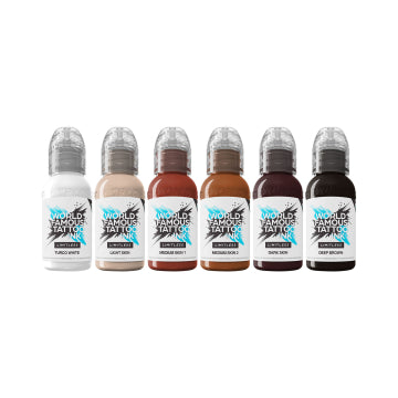World Famous Limitless Tattoo Ink - Michele Turco Portrait Set - 6x 30ml (EU REACH Version)