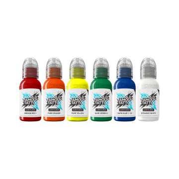 World Famous Limitless Tattoo Ink - Simple Set - 6x 30ml (EU REACH Version)