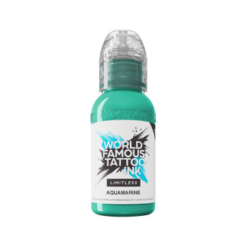 World Famous Limitless Tattoo Ink - Aquamarine 30ml (EU REACH Version)