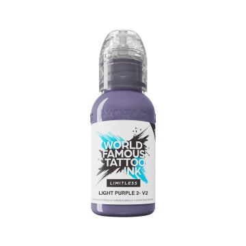 World Famous Limitless Tattoo Ink - Light Purple 2 v2 30ml (EU REACH Version)