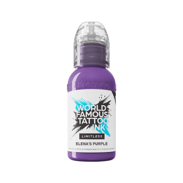 World Famous Limitless Tattoo Ink - Elena's Purple 30ml (EU REACH Version)