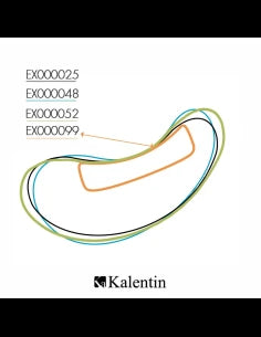 Mini patch forati per occhi - 100 pezzi (50 paia)