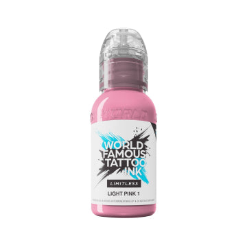 World Famous Limitless Tattoo Ink - Light Pink 1 30ml (EU REACH Version)