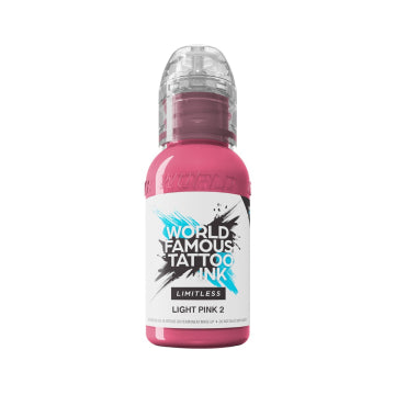 World Famous Limitless Tattoo Ink - Light Pink 2 30ml (EU REACH Version)