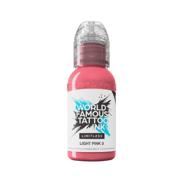 World Famous Limitless Tattoo Ink - Light Pink 3 30ml (EU REACH Version)