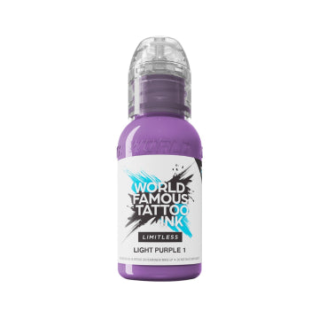 World Famous Limitless Tattoo Ink - Light Purple 1 30ml (EU REACH Version)