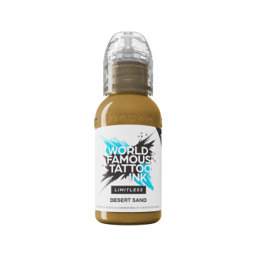 World Famous Limitless Tattoo Ink - Desert Sand 30ml (EU REACH Version)